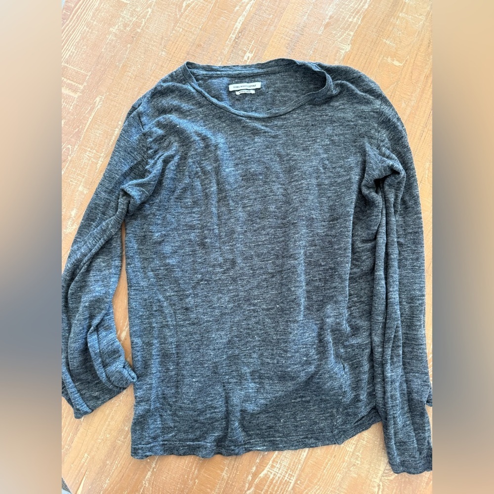 Isabel Marant Charcoal Crew Neck Long Sleeve
